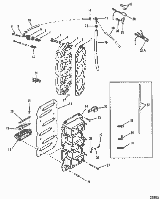 Order MERCURY 8M0143213 Cylinder Head