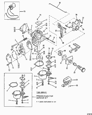 Order MERCURY 9844A 1 Service Kit, Primer/Injector