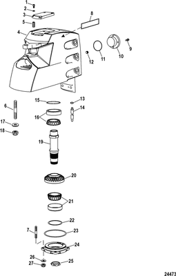Order MERCURY _ F2143 _ Screw, (.250-20 X 1.00) Stainless Steel