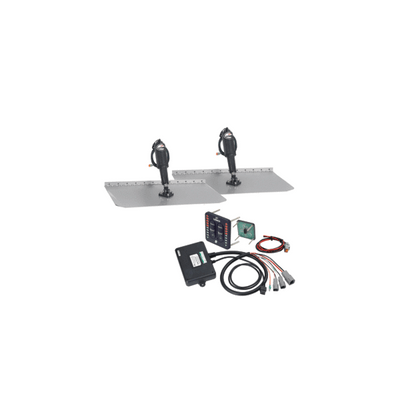 Order LENCO 15109103  12" x 12" Standard Trim Tab Kit w/LED Integrated Switch Kit 12V