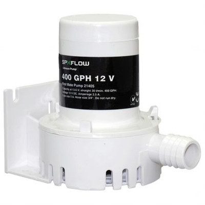 JOHNSON PUMP JP-21405 First Mate Bilge Pump 400 GPH 12V JOHNSON PUMP JP-21405 First Mate Bilge Pump 400 GPH 12V