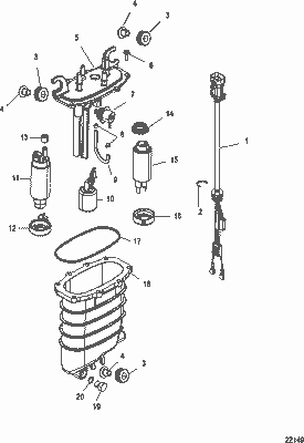 Order MERCURY 880596T55 Pump Assembly, Fuel - High Pressure Order MERCURY 880596T55 Pump Assembly, Fuel - High Pressure