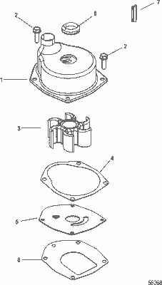 Order MERCURY 817275A08 Repair Kit, Water Pump-Upper Order MERCURY 817275A08 Repair Kit, Water Pump-Upper