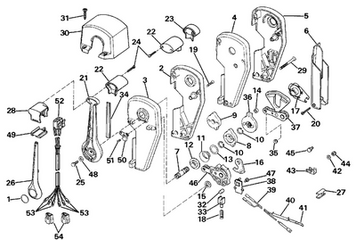 EVINRUDE-JOHNSON 173478 Throttle Cam & Arm Assy. EVINRUDE-JOHNSON 173478 Throttle Cam & Arm Assy.