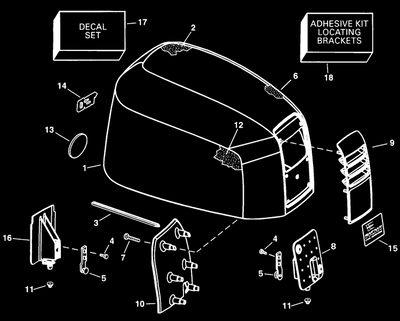 EVINRUDE-JOHNSON 212907 Lens, Rear EVINRUDE-JOHNSON 212907 Lens, Rear