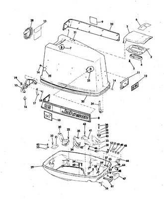 EVINRUDE-JOHNSON 317589 Knob, Choke Control