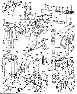 EVINRUDE-JOHNSON 319046 Bushing, Tilt Lock Shaft To Sw. Brkt. EVINRUDE-JOHNSON 319046 Bushing, Tilt Lock Shaft To Sw. Brkt.