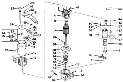 EVINRUDE-JOHNSON 3852726 Collar Stop