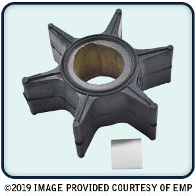 ENGINEERED Marine Products (EMP) 47-01865 Impeller With Key ENGINEERED Marine Products (EMP) 47-01865 Impeller With Key