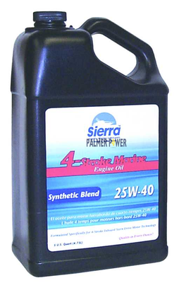 SIERRA 18-9440-4 25W40 SEMI-SYN OIL MERC 5QT SIERRA 18-9440-4 25W40 SEMI-SYN OIL MERC 5QT