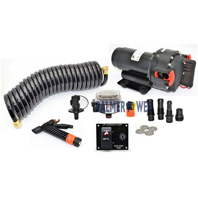 JOHNSON PUMP 64534 Aqua Jet Wd 5.2 Gpm 12V Full Pump Kit JOHNSON PUMP 64534 Aqua Jet Wd 5.2 Gpm 12V Full Pump Kit
