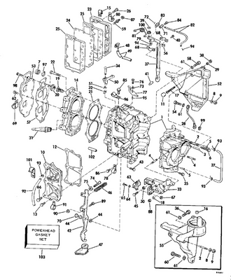 EVINRUDE-JOHNSON 312288 SCREW C=5