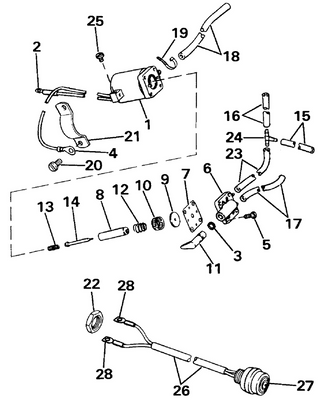 EVINRUDE-JOHNSON 328169 NUT C=4
