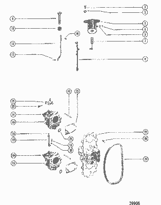 Order MERCURY 76952 Gasket, Carburetor Plate To Carburetor Order MERCURY 76952 Gasket, Carburetor Plate To Carburetor