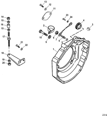 Order MERCURY _ 69432 _ Lockwasher, External (#10), Ground Cable