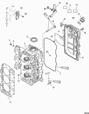 Order MERCURY 8M0001075 Screw, (M4)