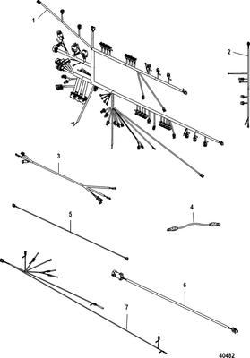 Order MERCURY _ 842018T05 _ Harness Assembly, Transom