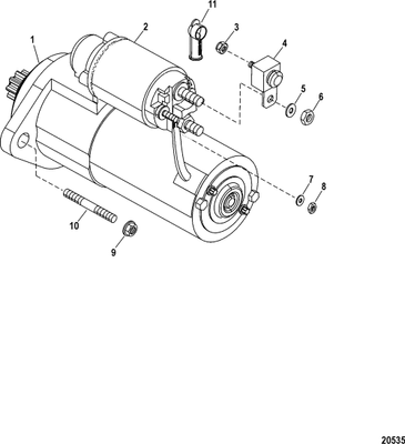 Order MERCURY _ 832969T01 _ Fuse Assembly, 110 Ampere