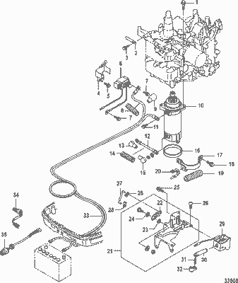 Order MERCURY 895127T01 Bracket Assembly