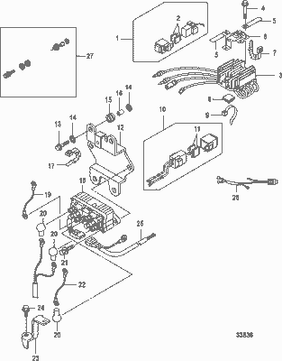Order MERCURY 898101994 Bracket, Solenoid Order MERCURY 898101994 Bracket, Solenoid