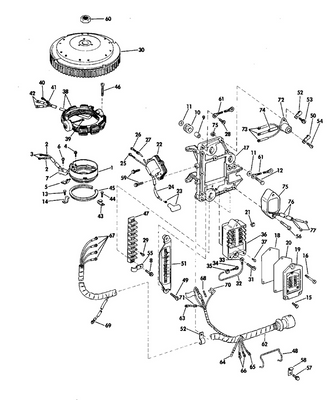EVINRUDE-JOHNSON 318538 INSULATOR C=6