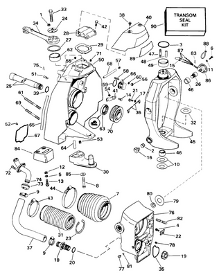 EVINRUDE-JOHNSON 3854127 BELLOWS AY C=2