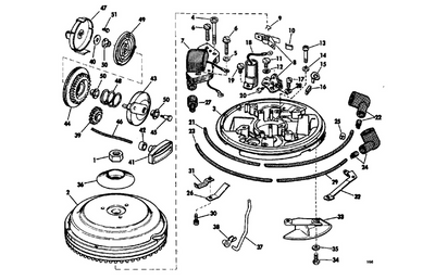 EVINRUDE-JOHNSON 312932 SPRING REWIND C=3