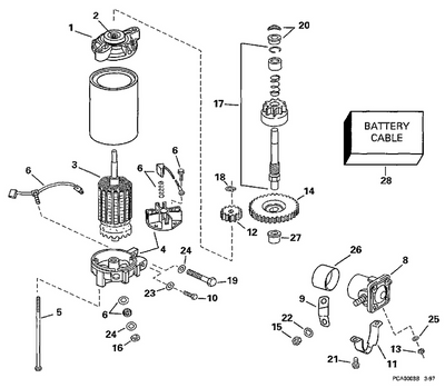 EVINRUDE-JOHNSON 301551 LOCKWASHER C=3