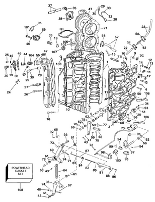 EVINRUDE-JOHNSON 345257 GASKET CYL HEAD V6 C=4 EVINRUDE-JOHNSON 345257 GASKET CYL HEAD V6 C=4
