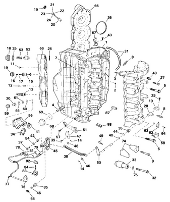 EVINRUDE-JOHNSON 436726 PLUG&NOZZLE AY C=3