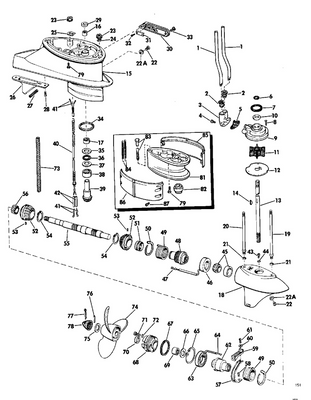 EVINRUDE-JOHNSON 304026 GROMMET C=4