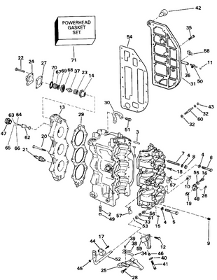 EVINRUDE-JOHNSON 337594 TEE C=6 EVINRUDE-JOHNSON 337594 TEE C=6