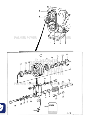 Order VOLVO PENTA 18702 Washer