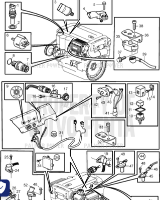Order VOLVO PENTA 946501 Flange Screw