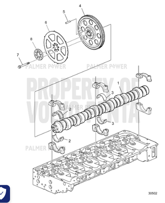 Order VOLVO PENTA 950553 Pin