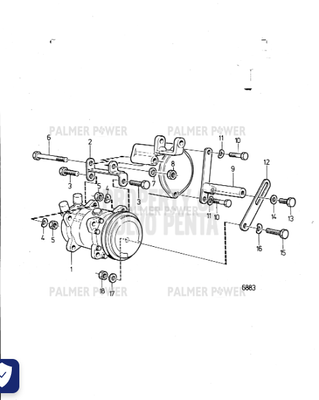 Order VOLVO PENTA 955897 Washer