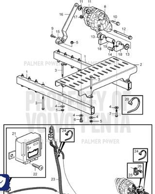 Order VOLVO PENTA 980464 Cable Tie