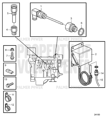 Order VOLVO PENTA 990949 Flange Lock Nut