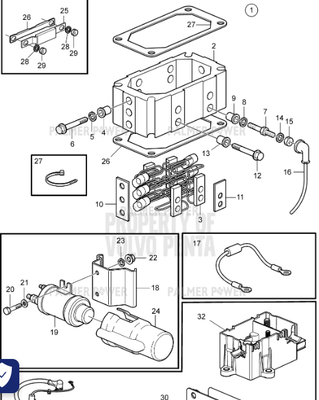Order VOLVO PENTA 990986 Lock Nut