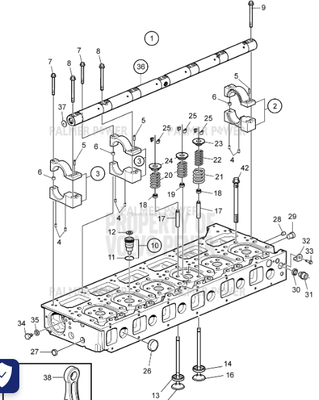 Order VOLVO PENTA 3801806 Cylinder Head