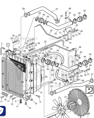 Order VOLVO PENTA 3829279 Radiator