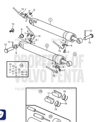 Order VOLVO PENTA 3841007 Hose Retainer