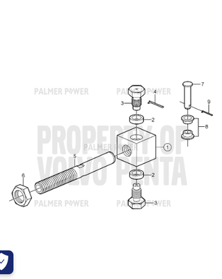 Order VOLVO PENTA 3853376 Split Pin