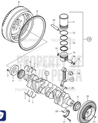 Order VOLVO PENTA 21460422 Vibration Damper