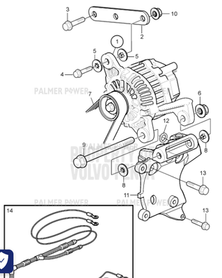 Order VOLVO PENTA 21552015 Wiring Harness