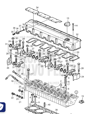 Order VOLVO PENTA 21580864 Cylinder Head