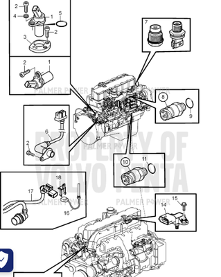 Order VOLVO PENTA 21662494 Cable