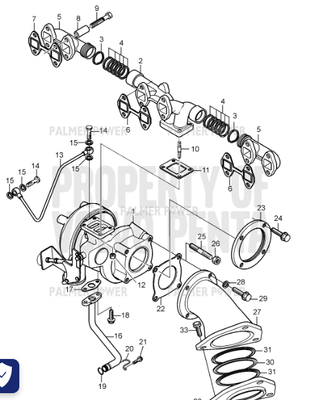 Order VOLVO PENTA 21697333 Turbocharger