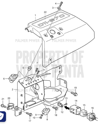 Order VOLVO PENTA 22063583 Decal