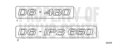 Order VOLVO PENTA 22357752 Decal